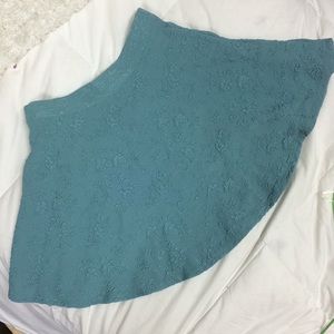 Forever 21 Blue Flare Skirt